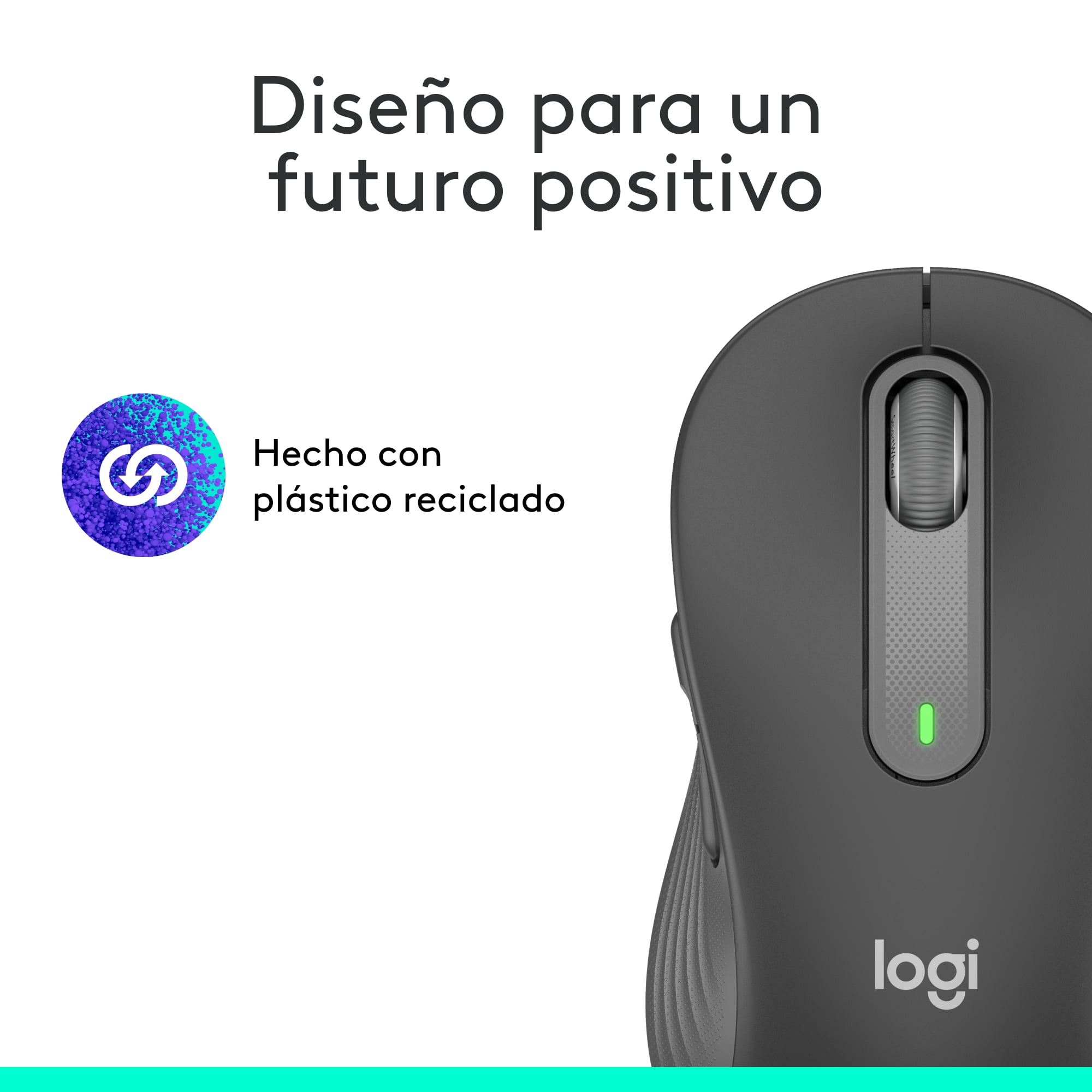 Mouse inalámbrico Logitech Signature M650 L Negro - 7