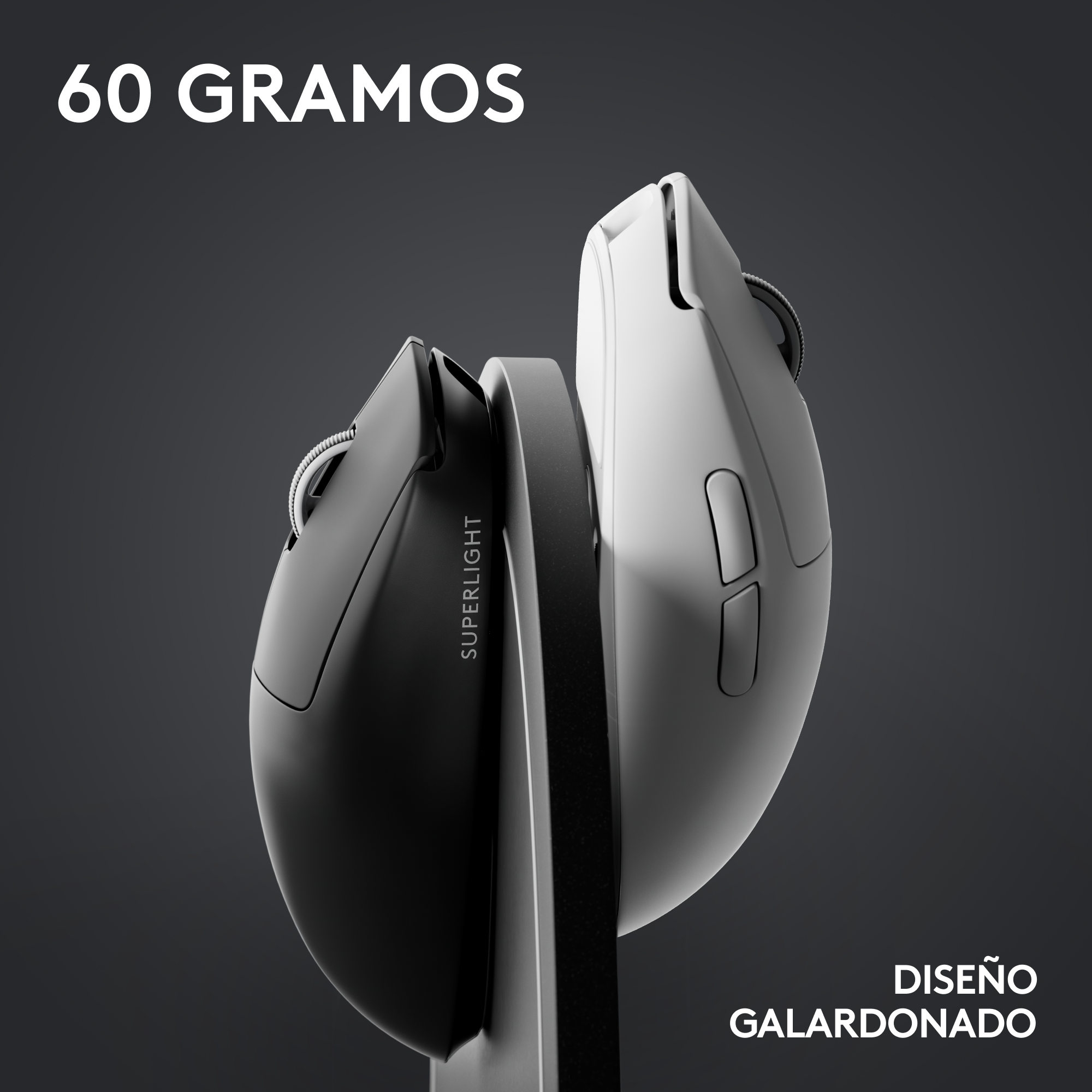 Mouse Inalámbrico Logitech G PRO X SUPERLIGHT 2 LIGHTSPEED Negro - 7