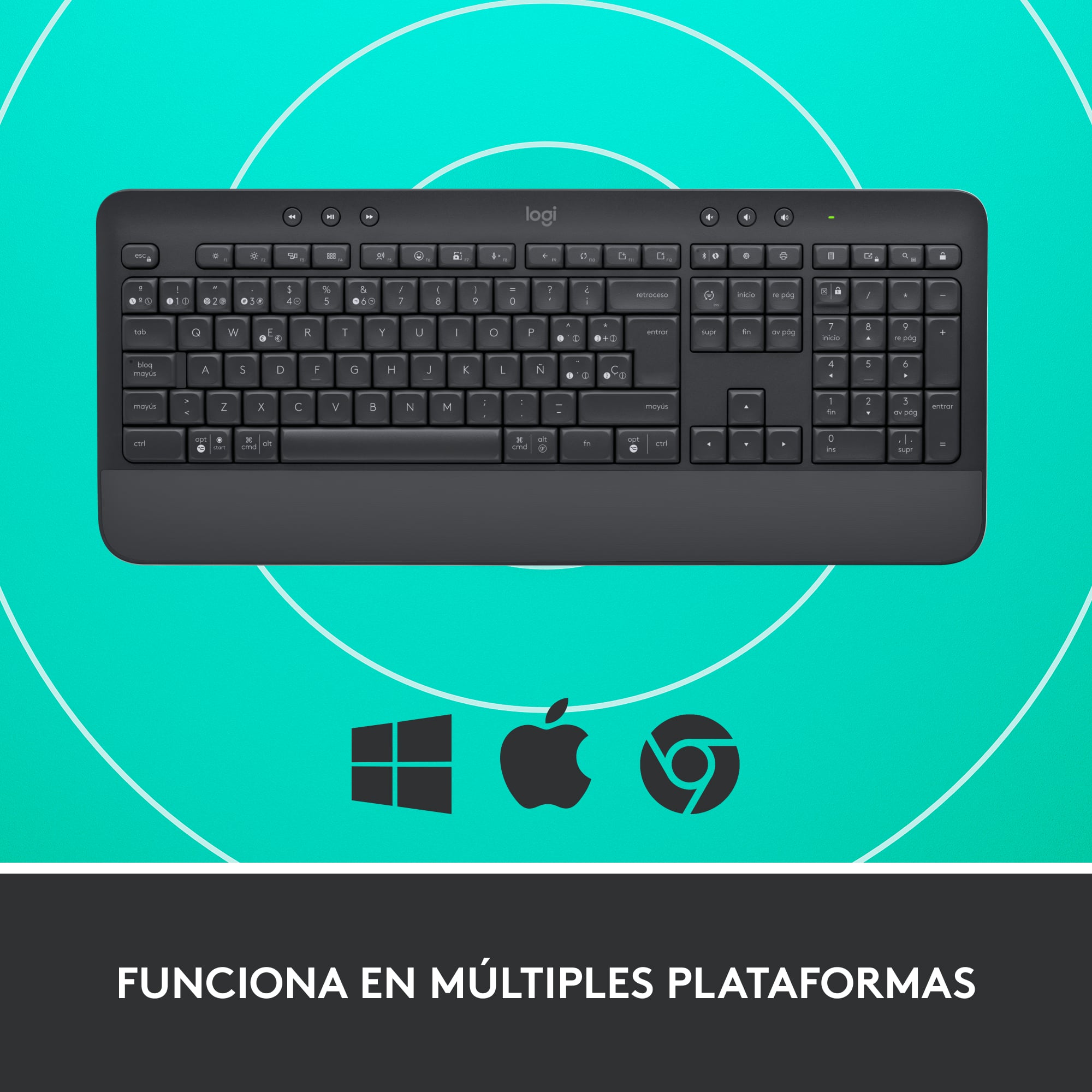 Teclado Inalambrico Logitech Signature K650 Negro - 5
