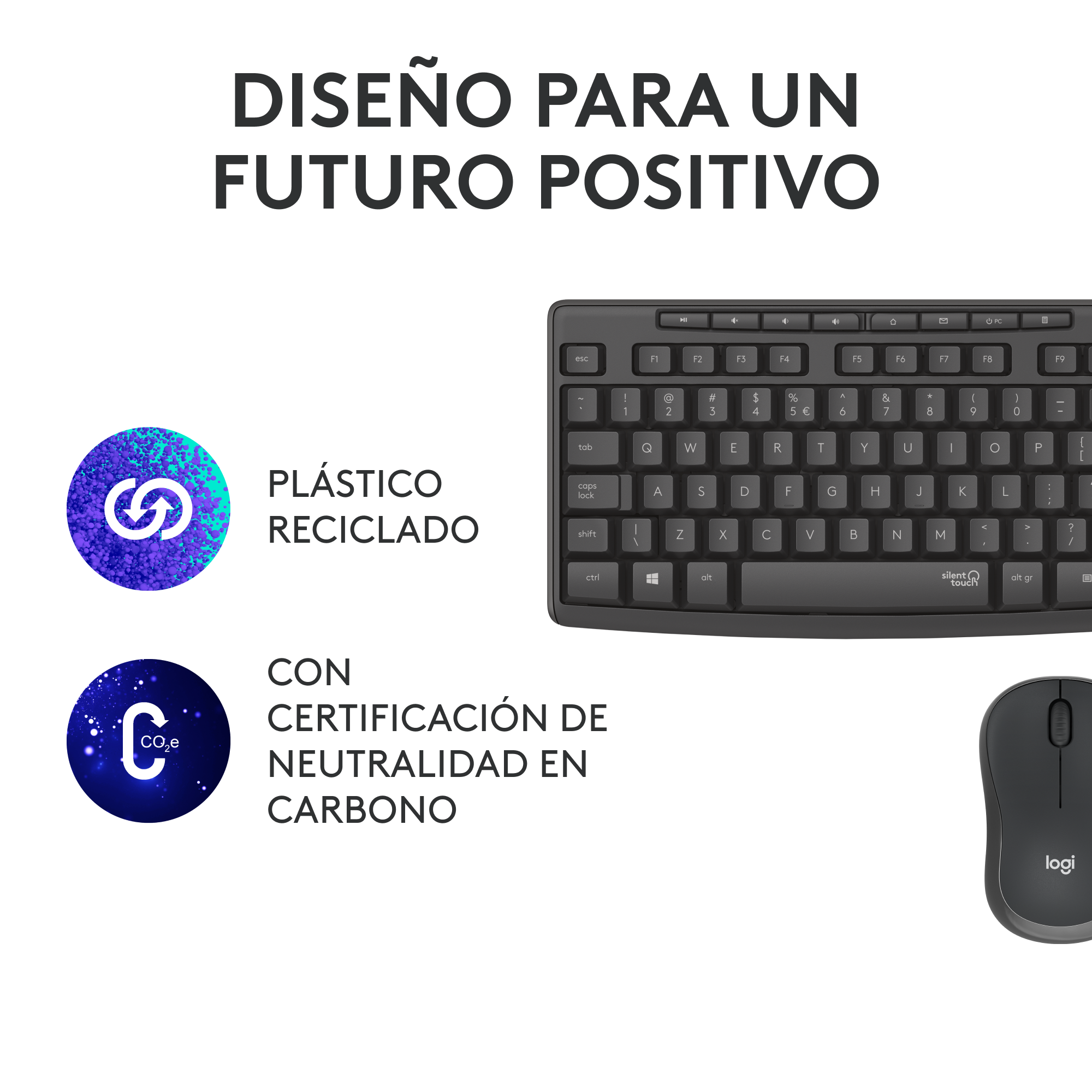 Combo teclado y Mouse silencioso inalámbrico Logitech MK295 Negro - 6