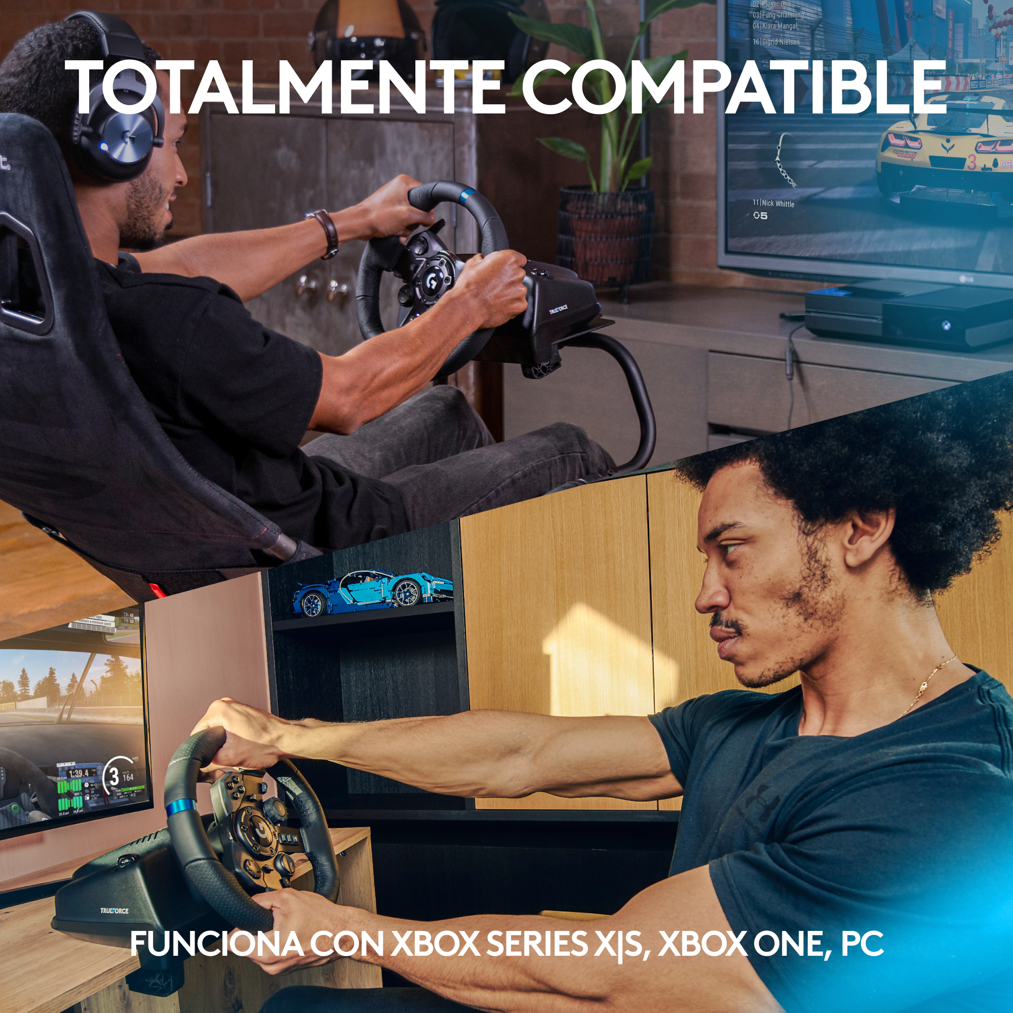 Volante de carreras y pedales G923 para Xbox Series XS, Xbox One y PC - 2