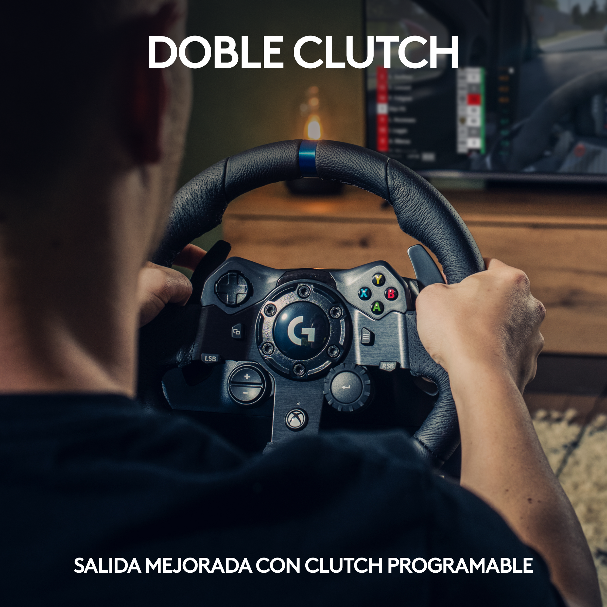 Volante de carreras y pedales G923 para Xbox Series XS, Xbox One y PC - 3