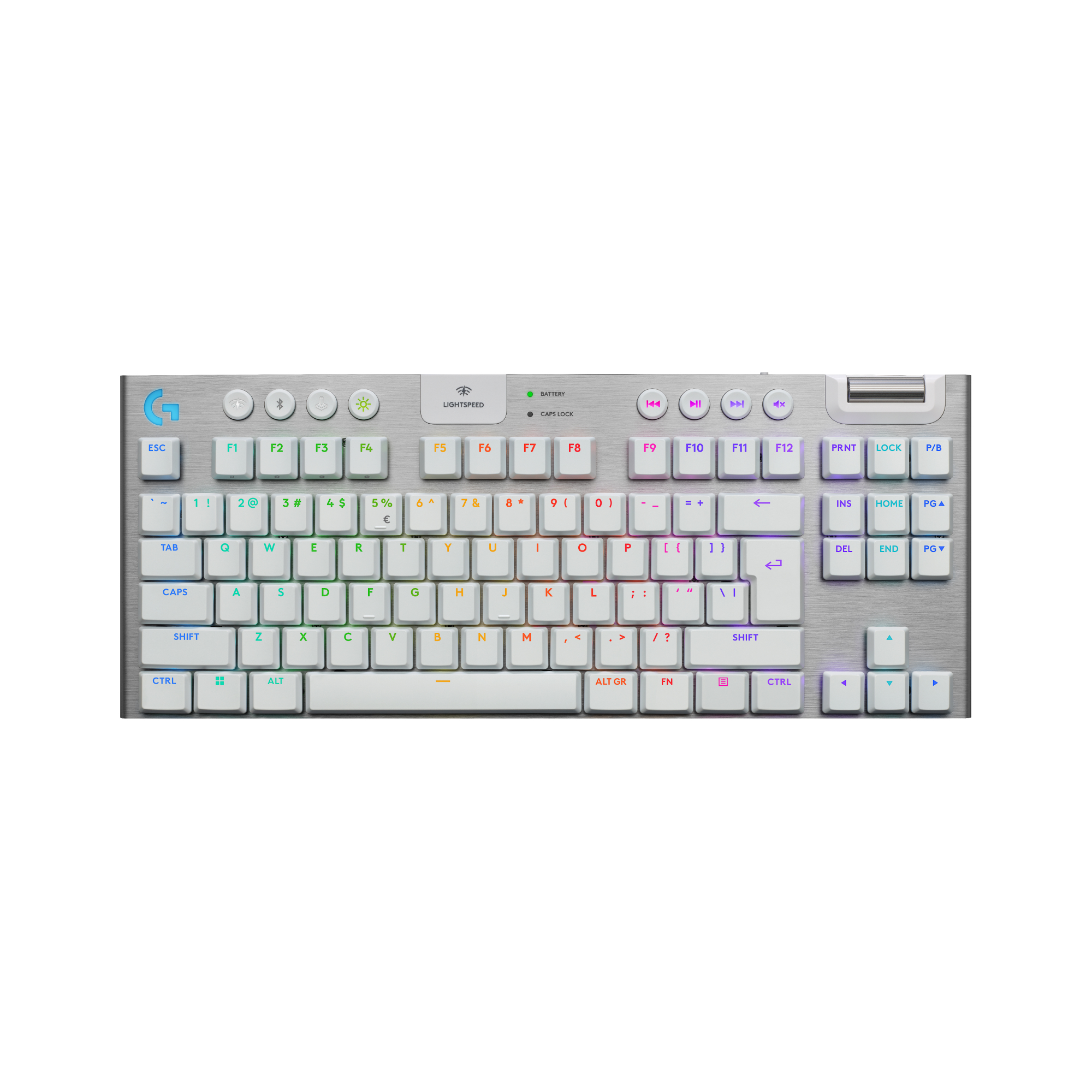 Teclado inalámbrico Logitech G915 X LIGHTSPEED TKL para juegos Blanco - 1