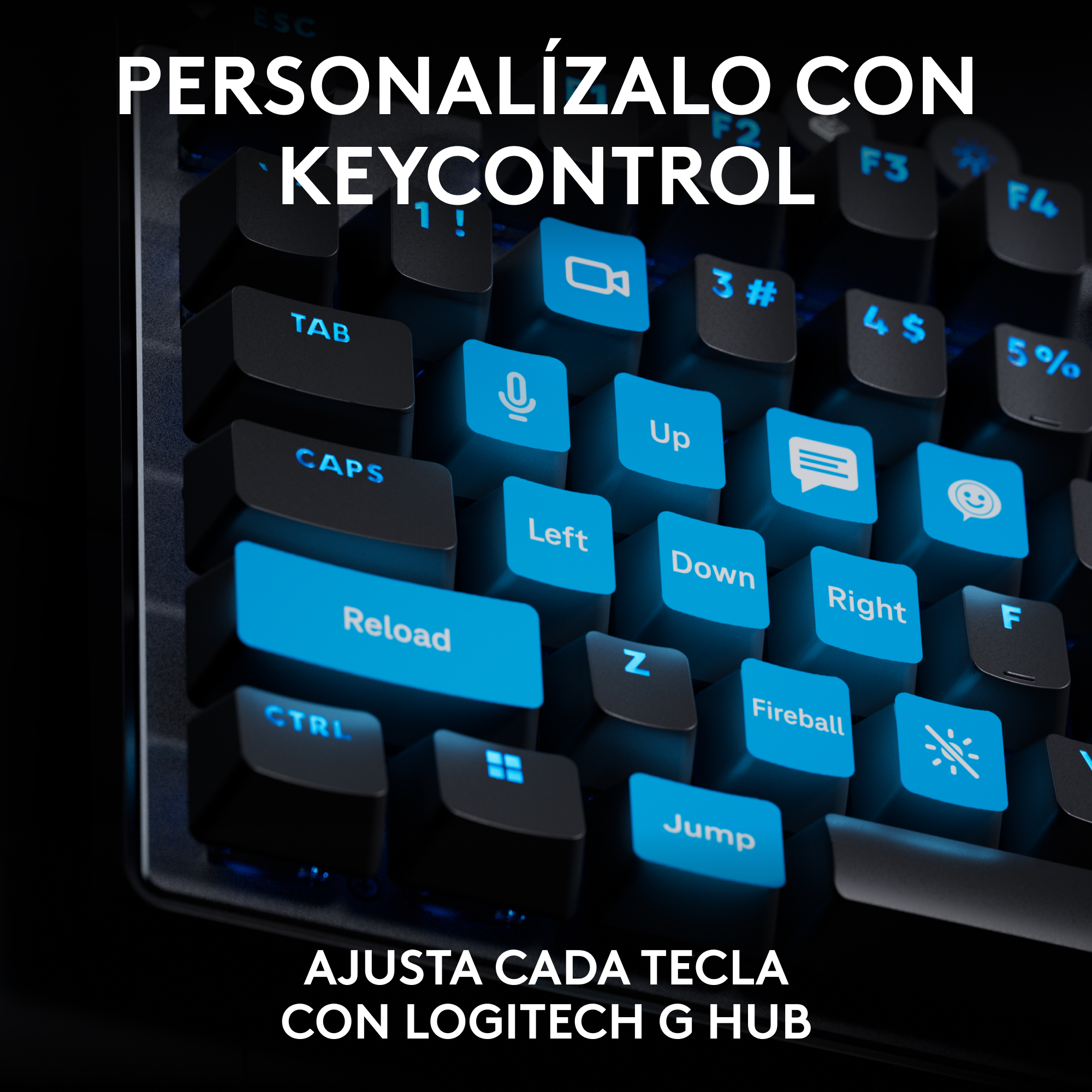 Teclado inalámbrico LOGITECH PRO X TKL RAPID con interruptores analógicos para juegos Negro - 4