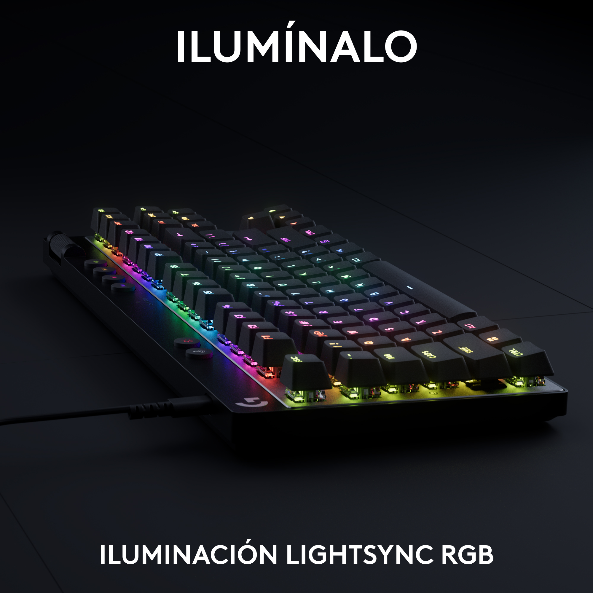 Teclado inalámbrico LOGITECH PRO X TKL RAPID con interruptores analógicos para juegos Negro - 5