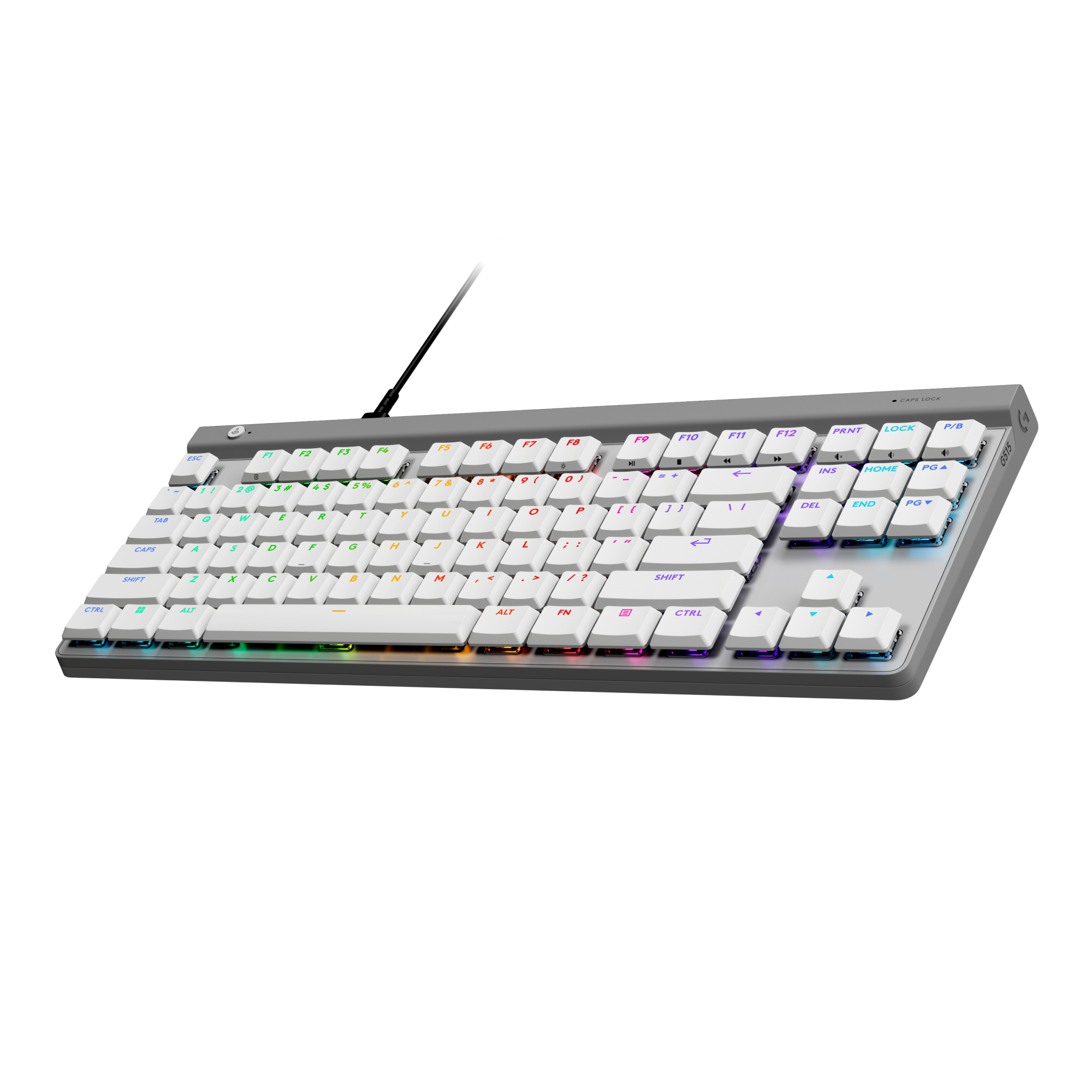 Teclado inalámbrico Logitech G515 TKL LIGHTSYNC RGB KEYCONTROL para juegos Blanco - 1