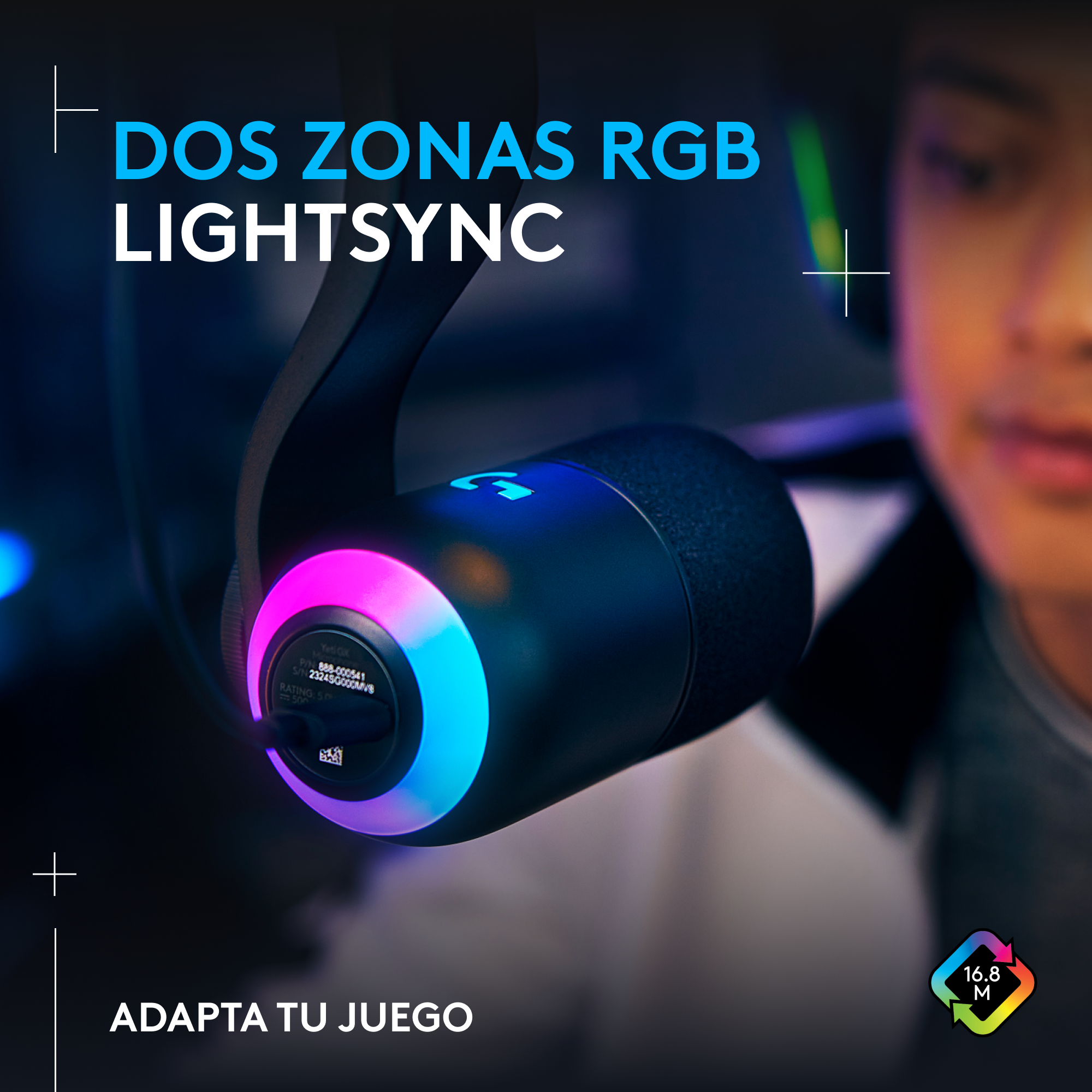 Micrófono Yeti GX dinámico RGB para juegos Negro - 2