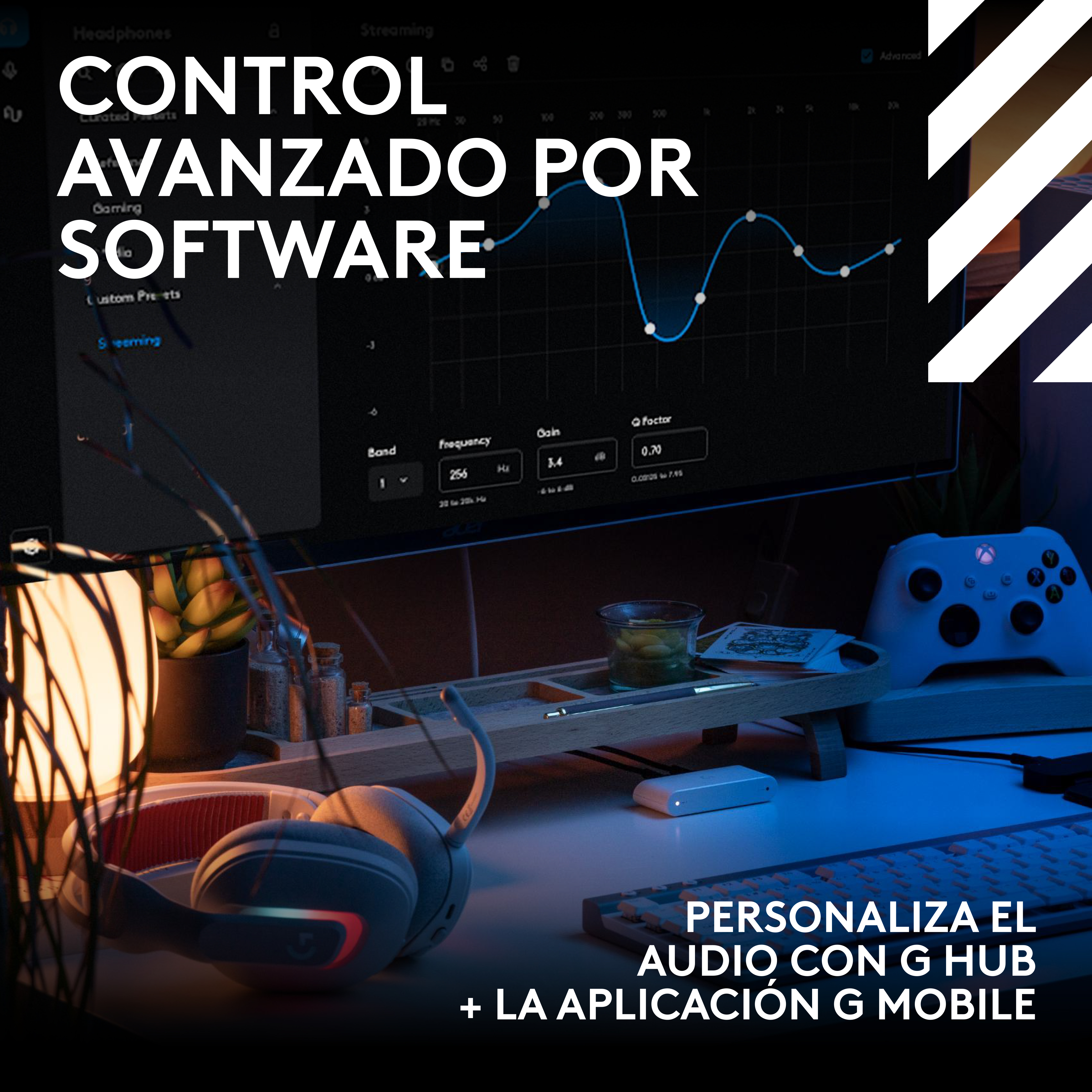 Audífonos con micrófono inalámbricos ASTRO Gaming A20X para PC-PS5-XBOX Blanco - 9