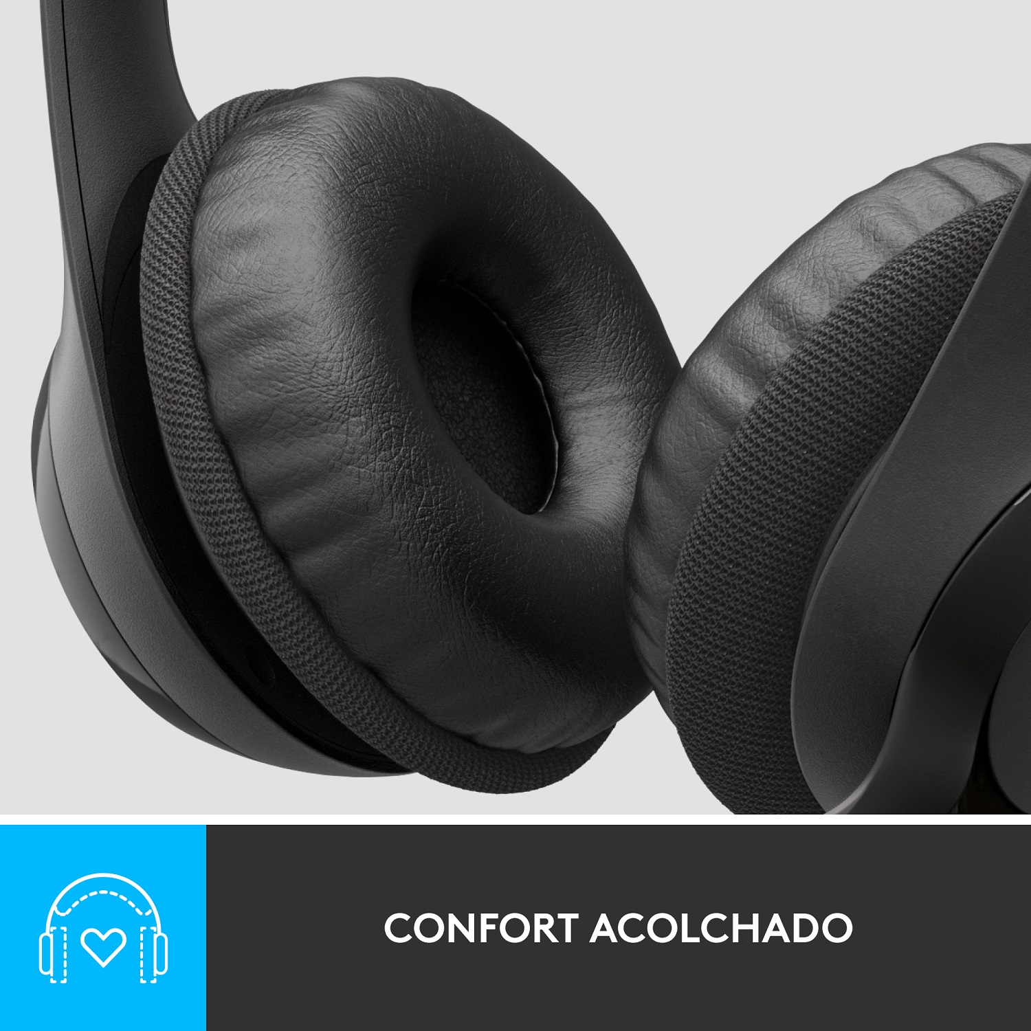 AUDÍFONOS CON MICRÓFONO Y CABLE H390 USB-C DE LOGITECH NEGRO - 3