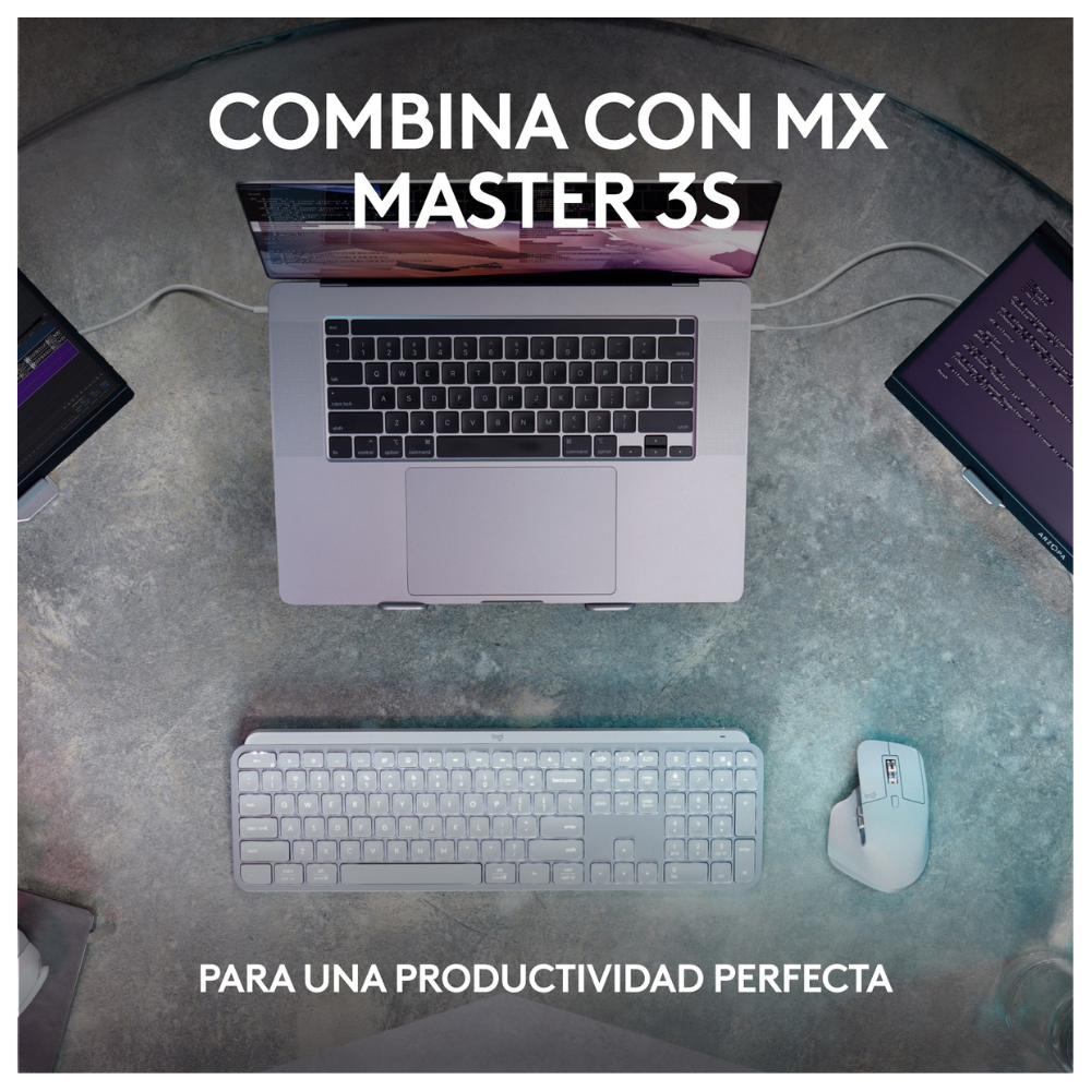 COMBO MOUSE MX MASTER 3S + TECLADO MX KYES S - 2