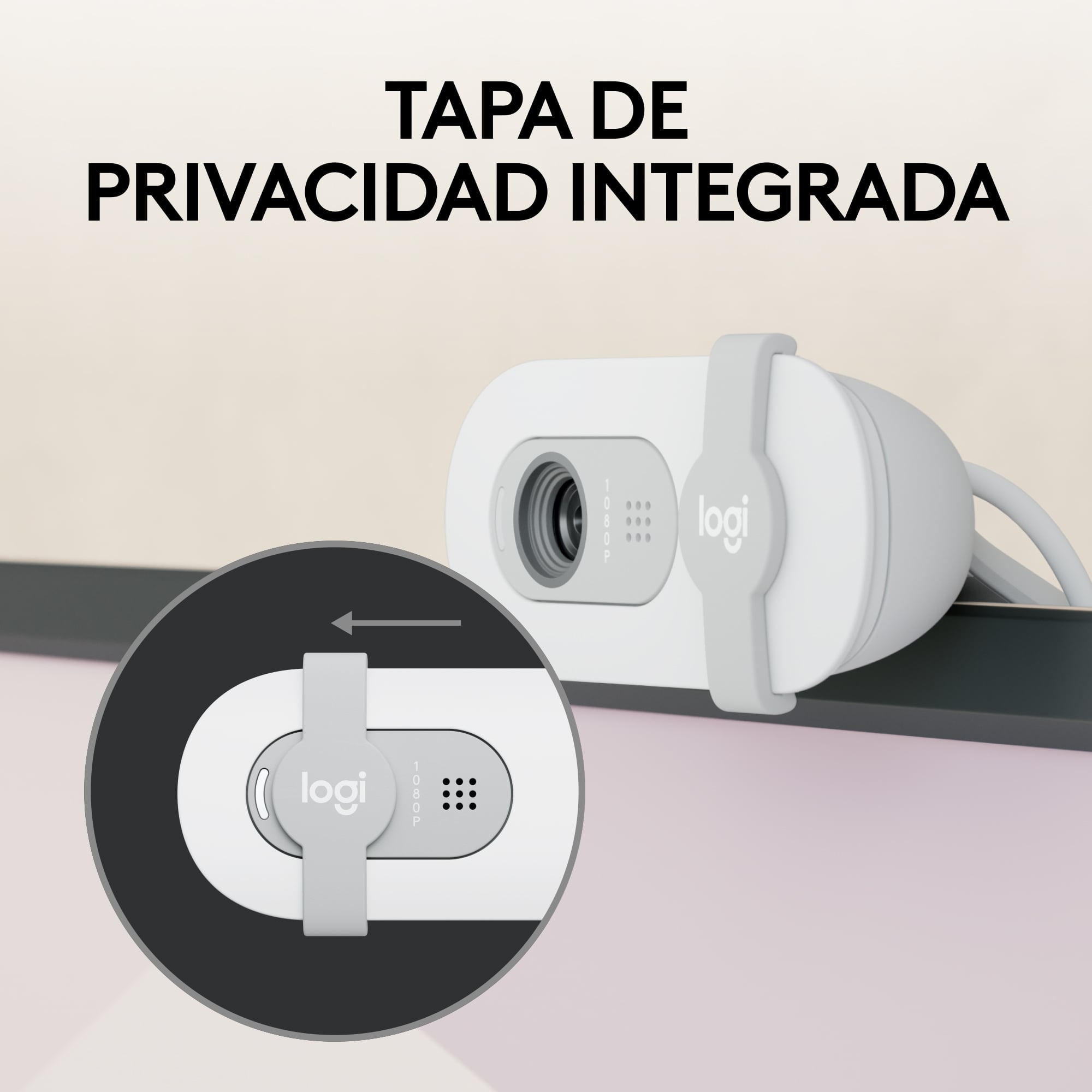 COMBO CÁMARA WEB LOGITECH BRIO 100 +AUDIFONO USB H390 BLANCO - 4