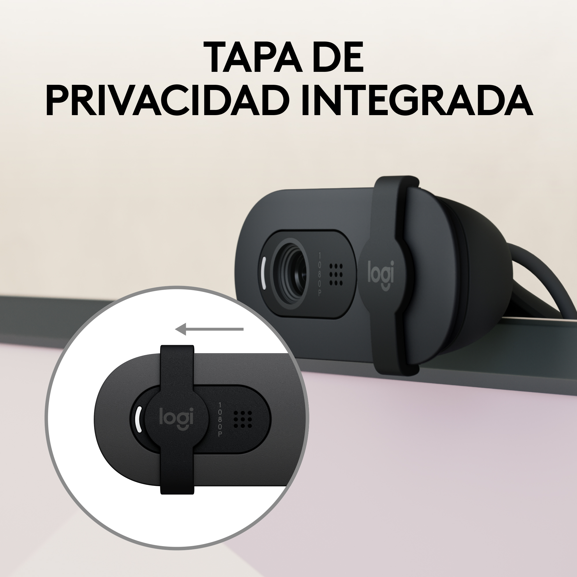 COMBO CÁMARA WEB LOGITECH BRIO 100 + AUDIFONO USB H390 NEGRO - 4