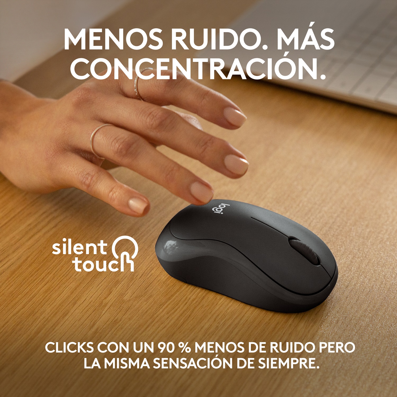 COMBO BT LOGITECH TECLADO K380S + MOUSE M240 NEGRO - 9