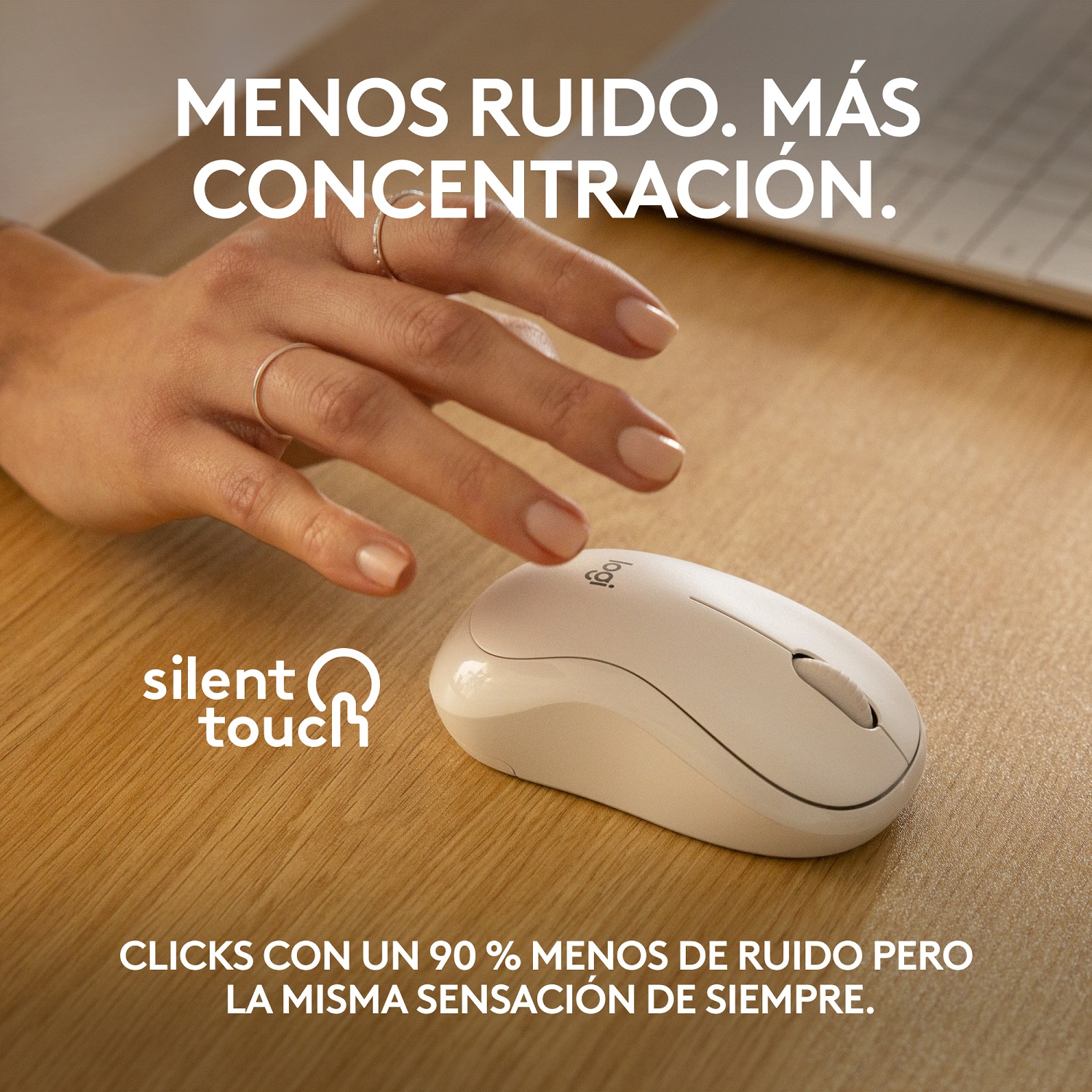 COMBO BT LOGITECH TECLADO K380S + MOUSE M240 BLANCO - 9