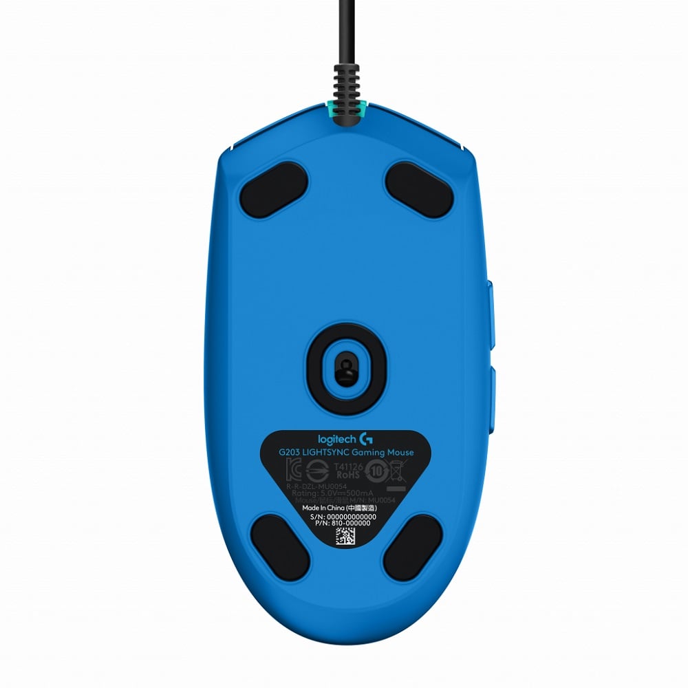 MOUSE LOGITECH G203 LIGHTSYNC PARA GAMING AZUL - 5