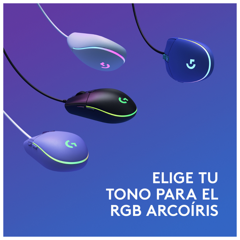 MOUSE LOGITECH G203 LIGHTSYNC PARA GAMING AZUL - 6