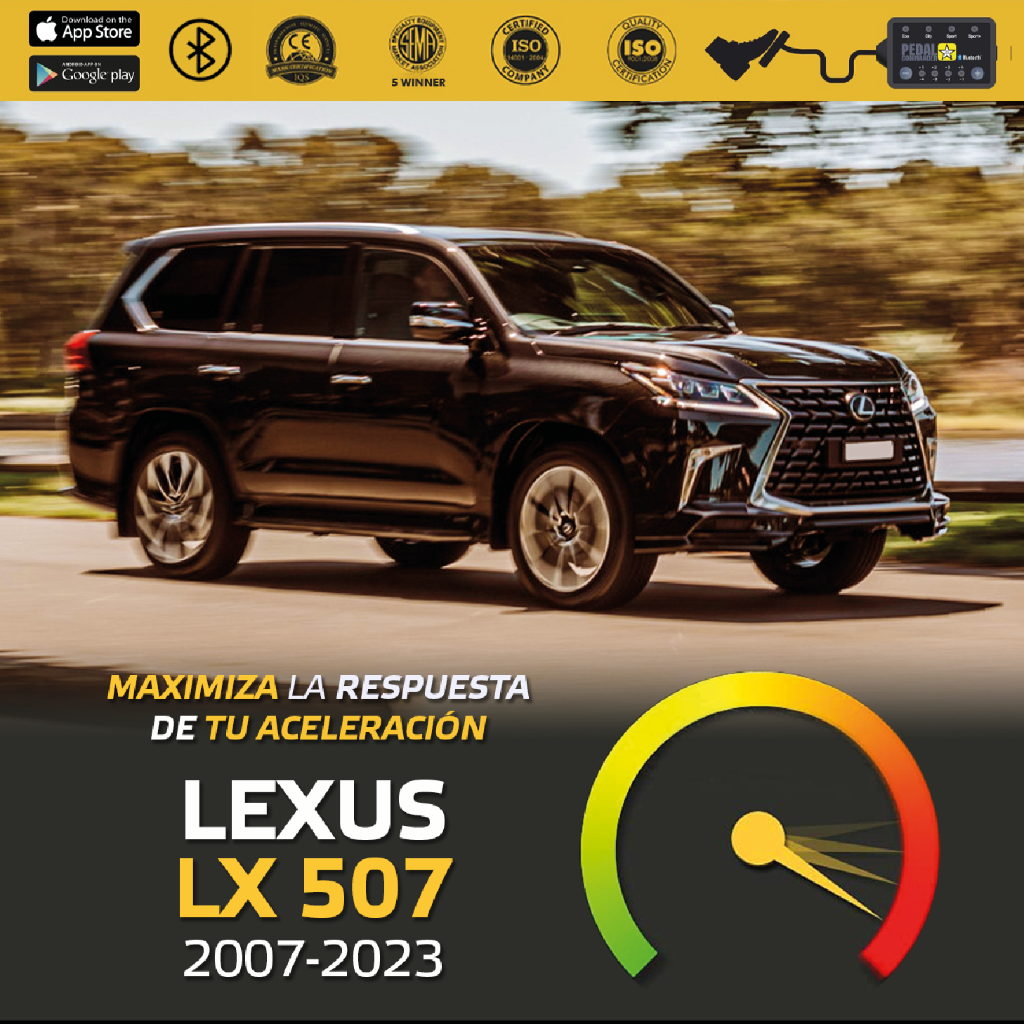 Lexus Commander Ripley - PEDAL COMMANDER PARA LEXUS LX507