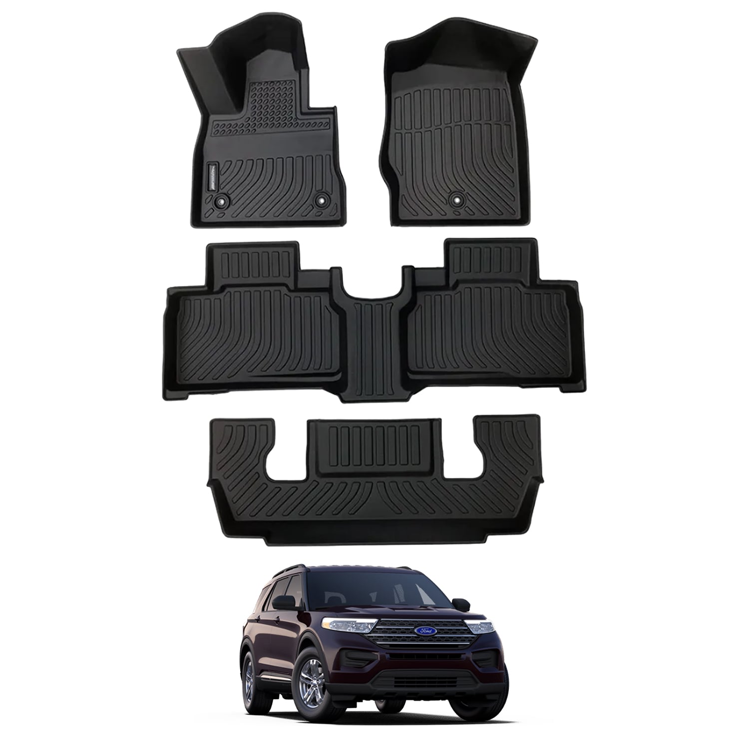 PISOS 5D PARA FORD EXPLORER 7 ASIENTOS 2020-2023 - 1