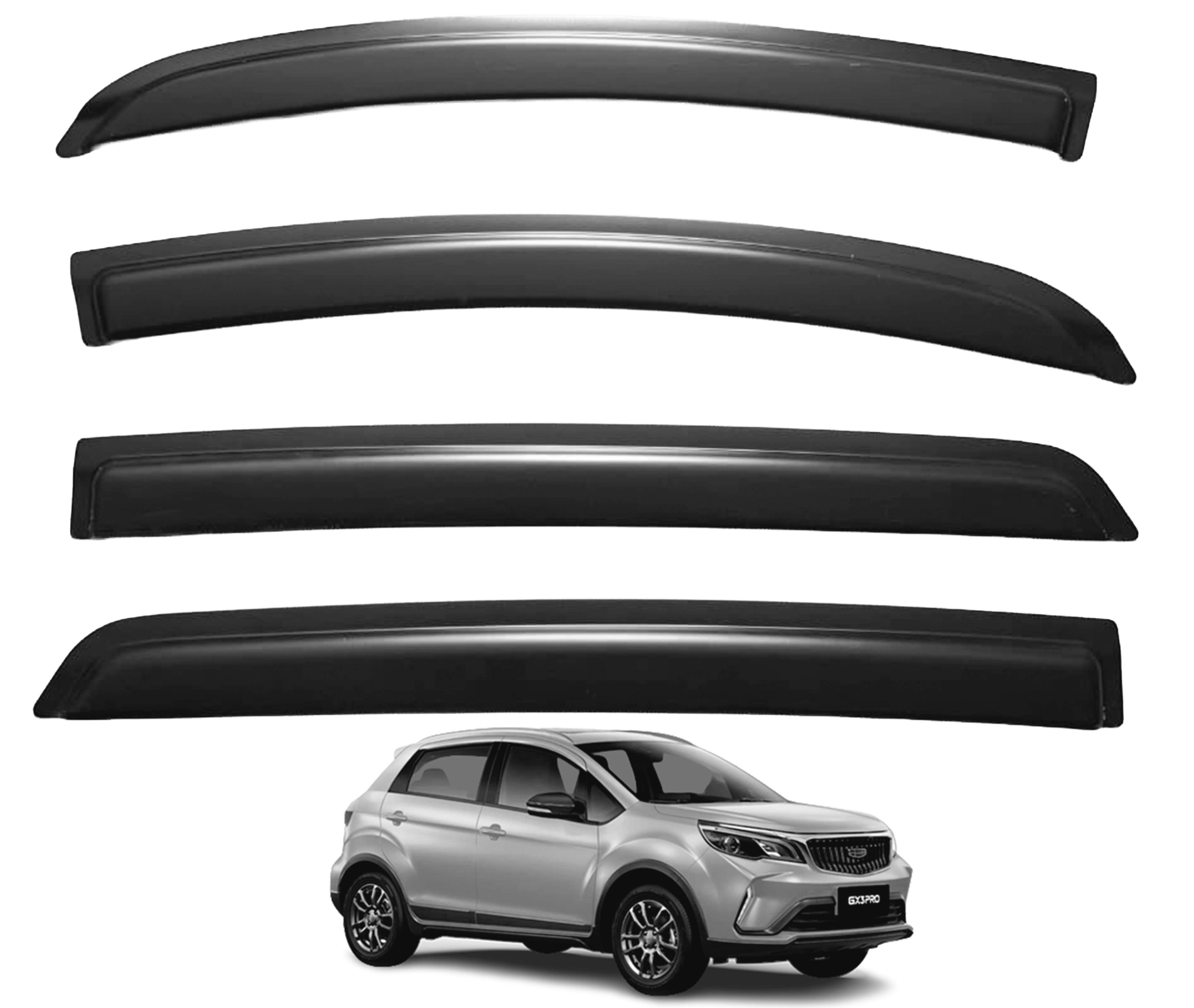 CORRELLUVIA GEELY GX3 PRO 2025+ GLOSS NEGRO - 1