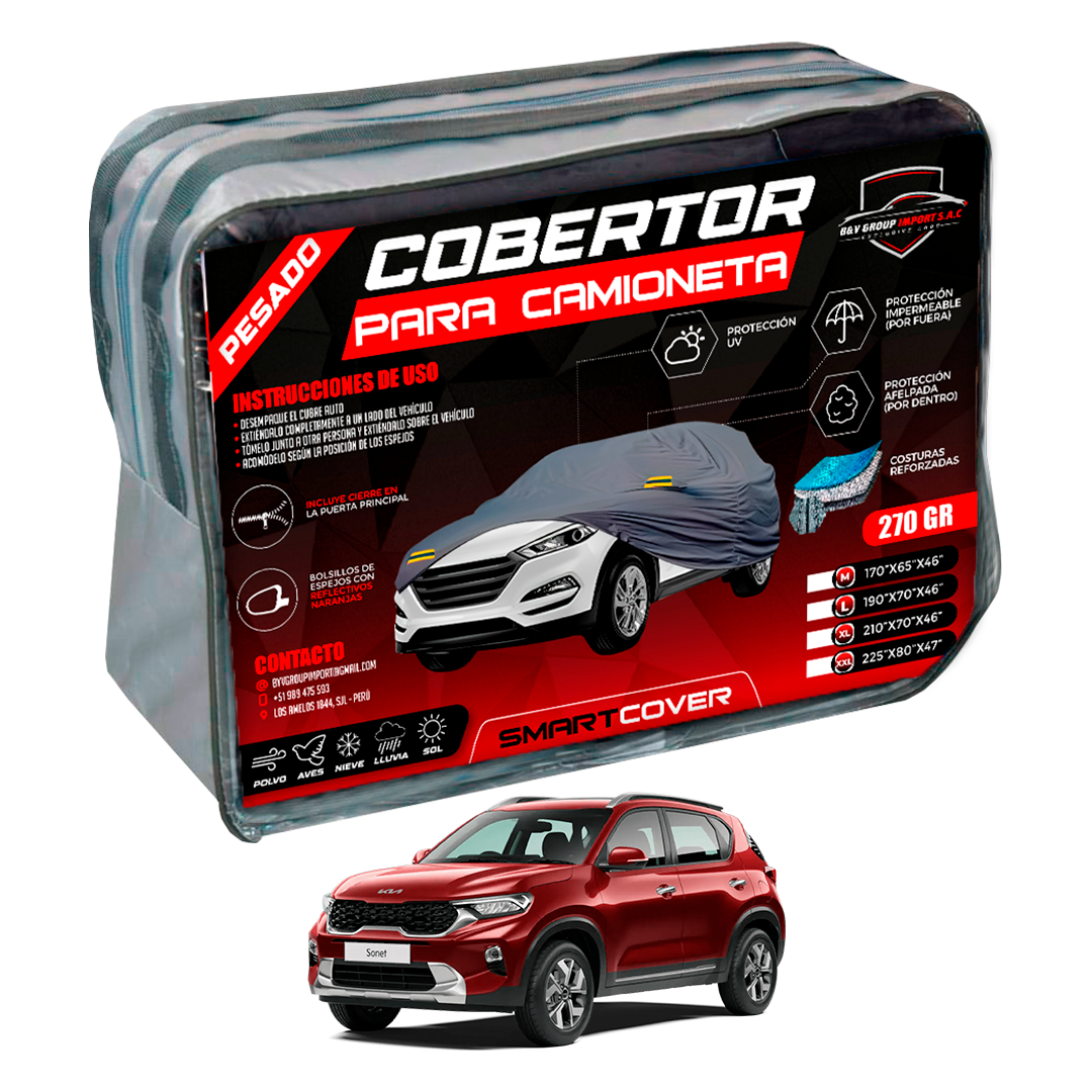 COBERTOR DE AUTO PARA KIA SONET 2021-2026 - 1