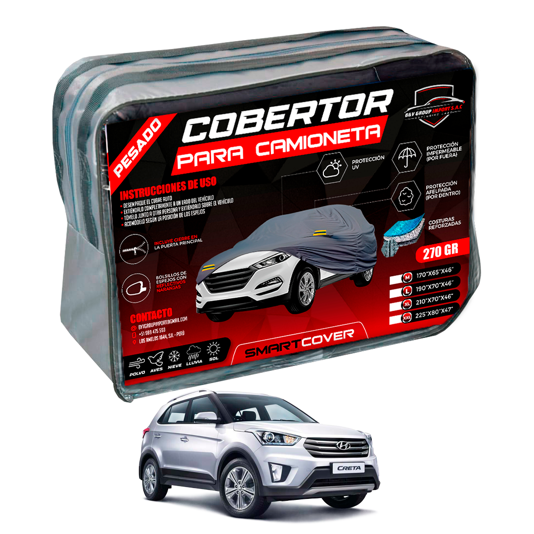 COBERTOR DE AUTO PARA HYUNDAI CRETA 2016-2021 - 1