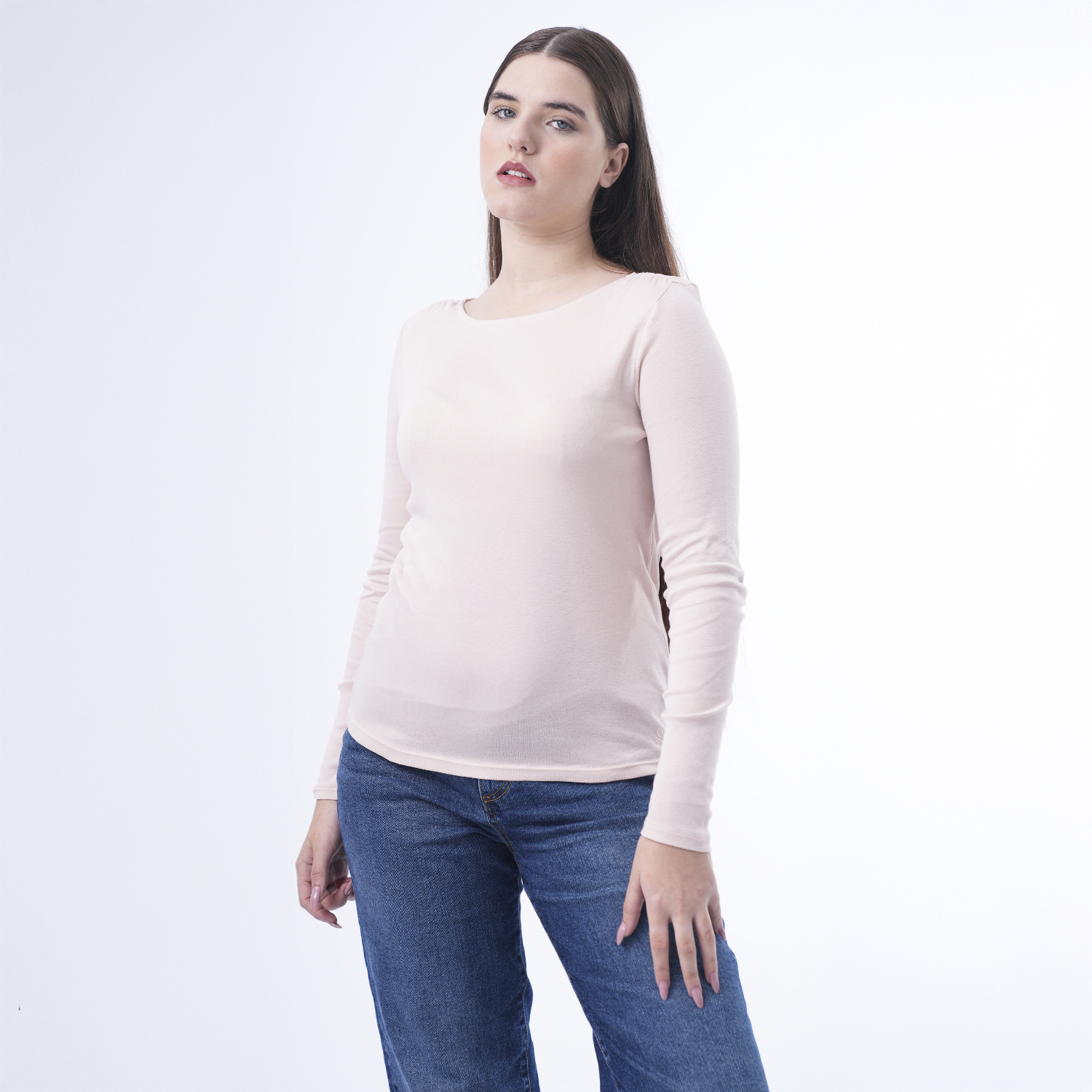 POLO MANGA LARGA BÁSICO MUJER BENETTON - 1