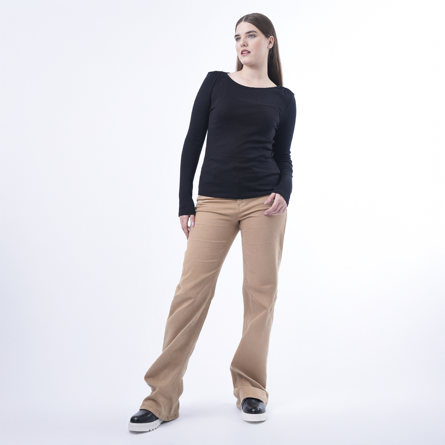 POLO MANGA LARGA BÁSICO MUJER BENETTON - 2
