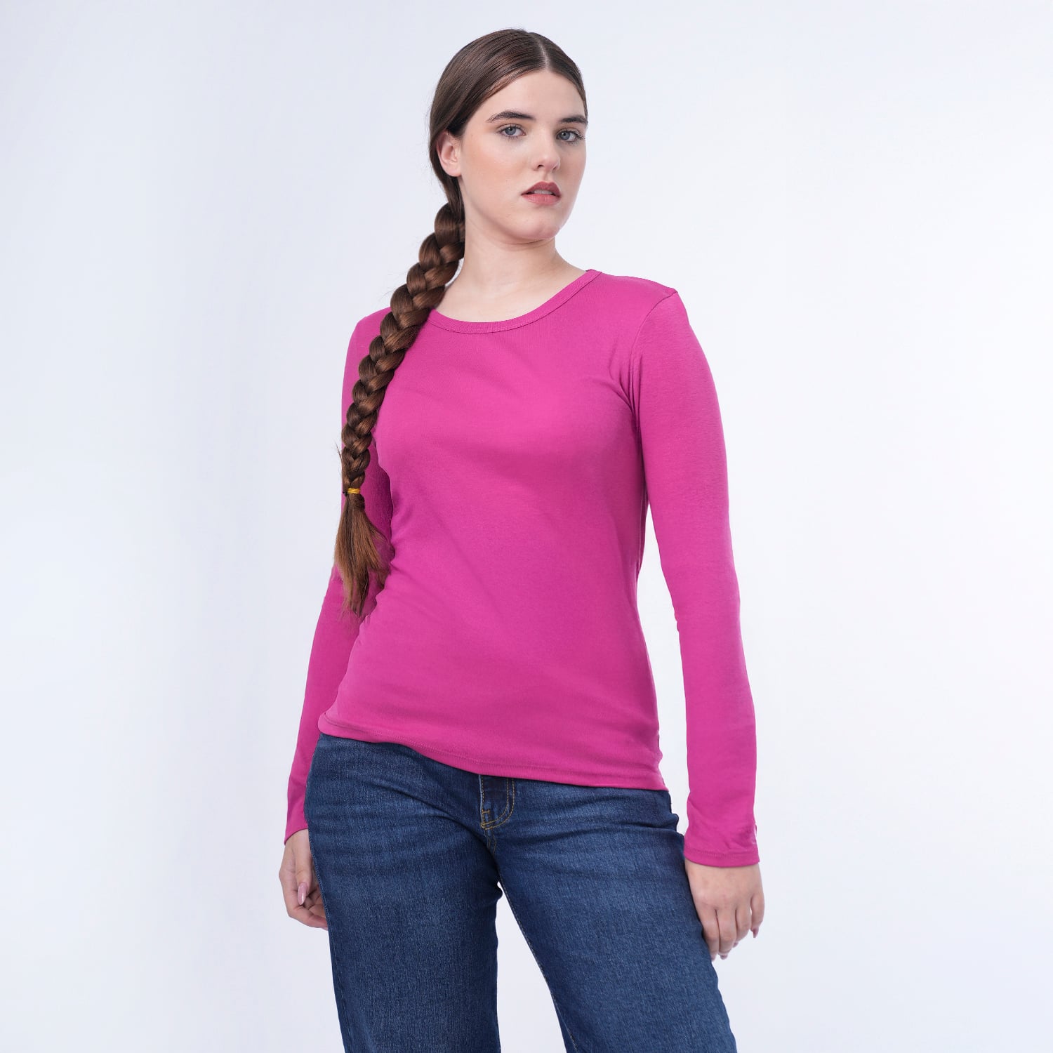 POLO MANGA LARGA MUJER BENETTON - 1
