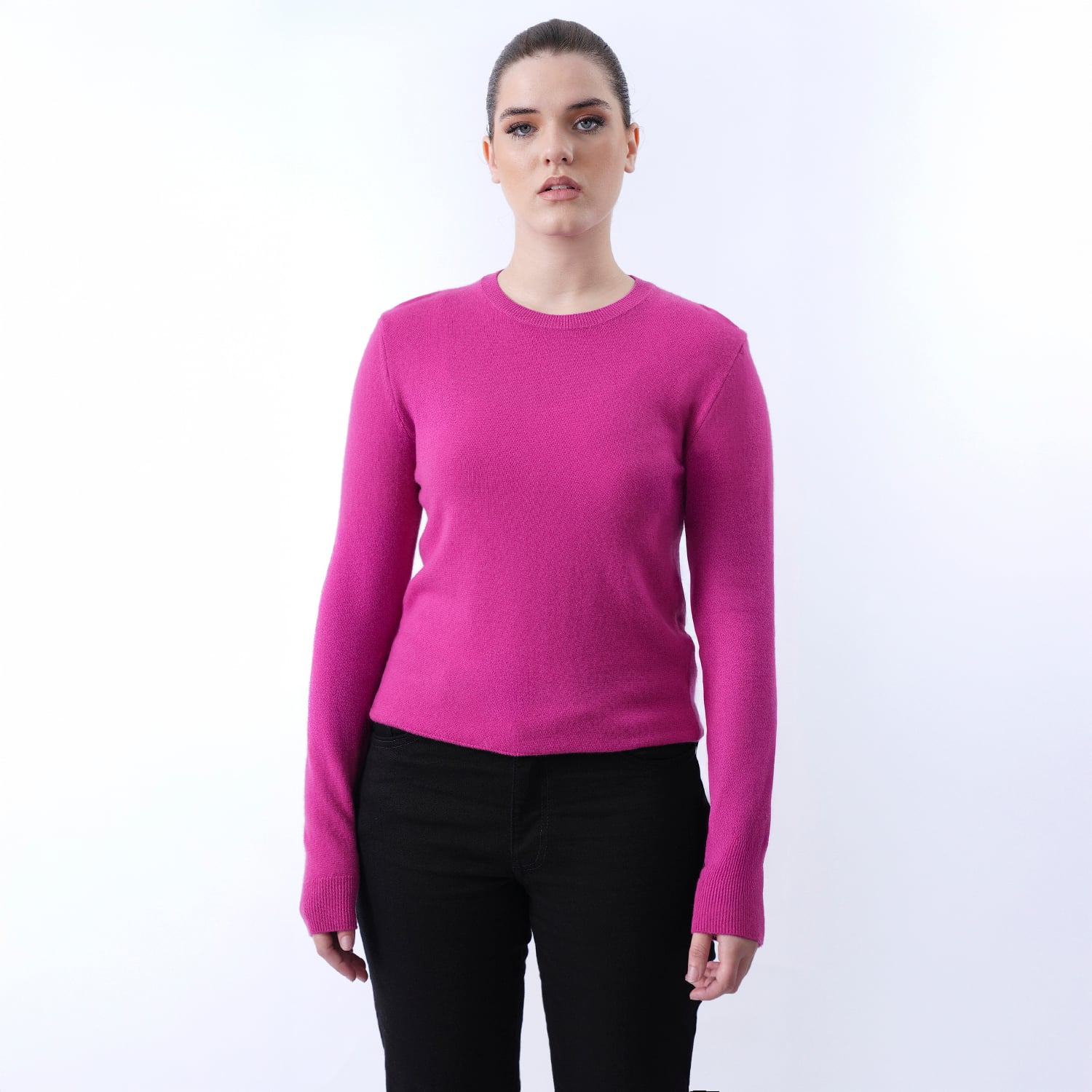 CHOMPA CUELLO REDONDO MUJER BENETTON - 1