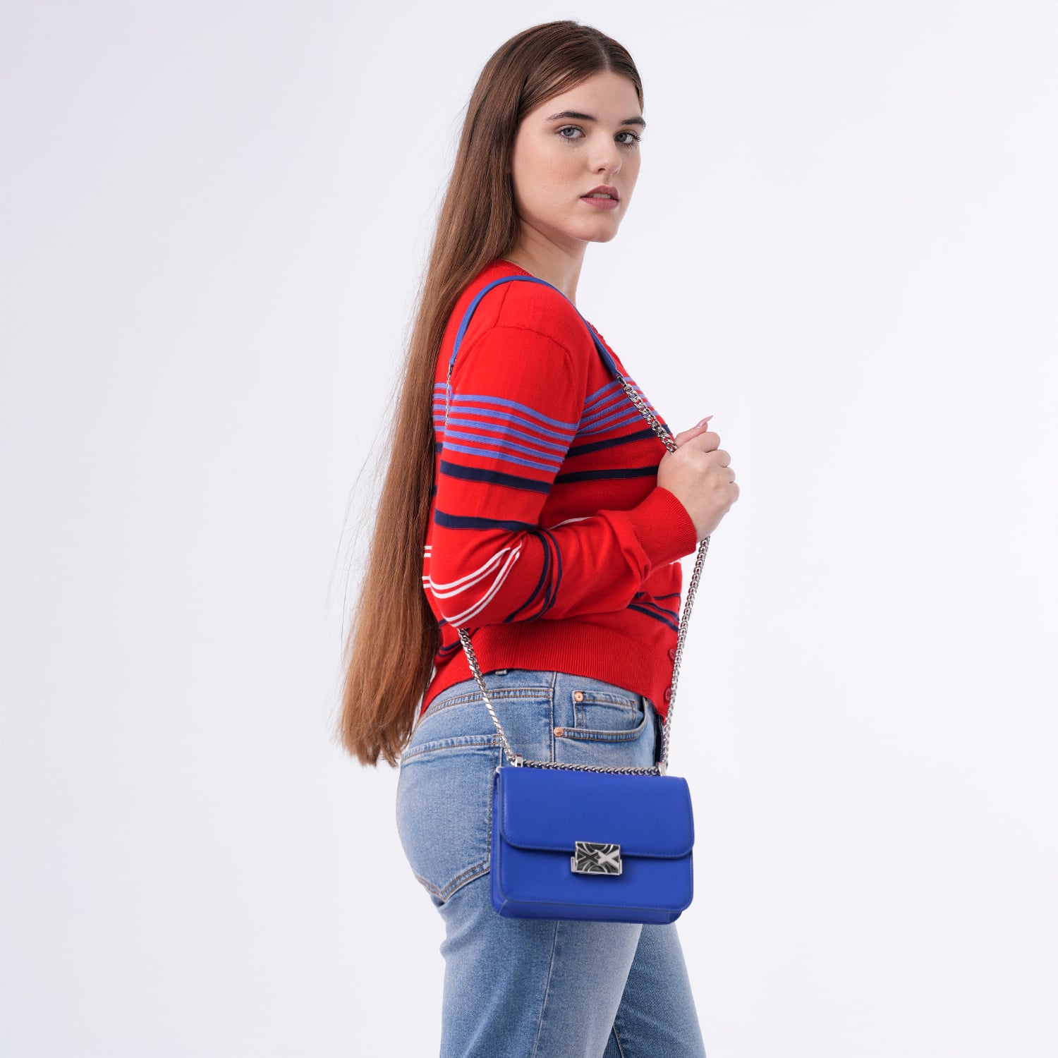 CHOMPA RAYAS MUJER BENETTON - 2