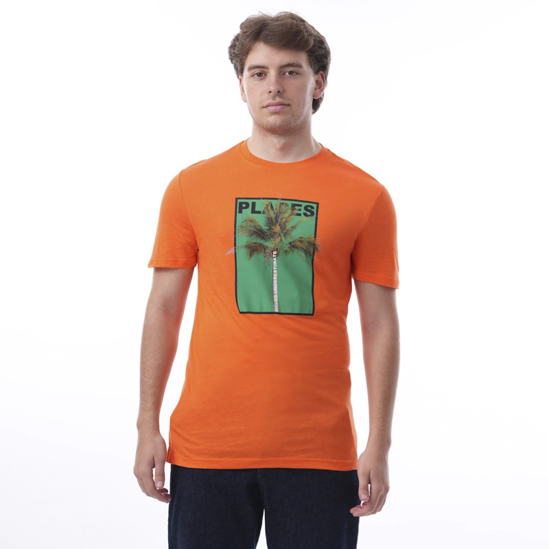 POLO ESTAMPADO DELANTERO HOMBRE BENETTON - 1