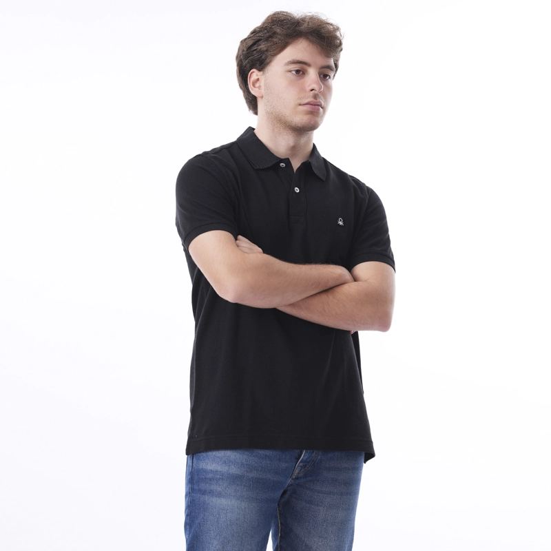 POLO CON CUELLO PIQUE HOMBRE BENETTON - 2