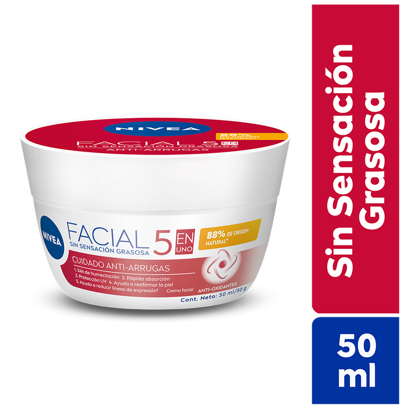 NIVEA CUIDADO ANTI ARRUGAS 50ML - 1