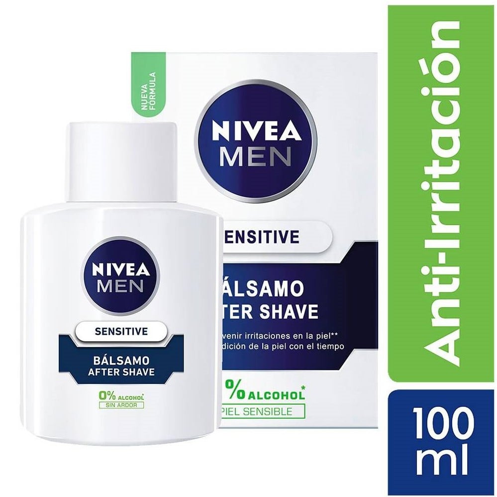 NIVEA FOR MEN BÁLSAMO AFTER SHAVE SENSITIVE 100ML - 1