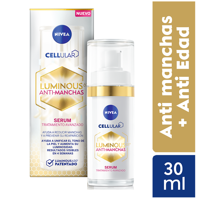 NIVEA LUMINOUS ANTI MANCHAS SERUM 30ML - 1