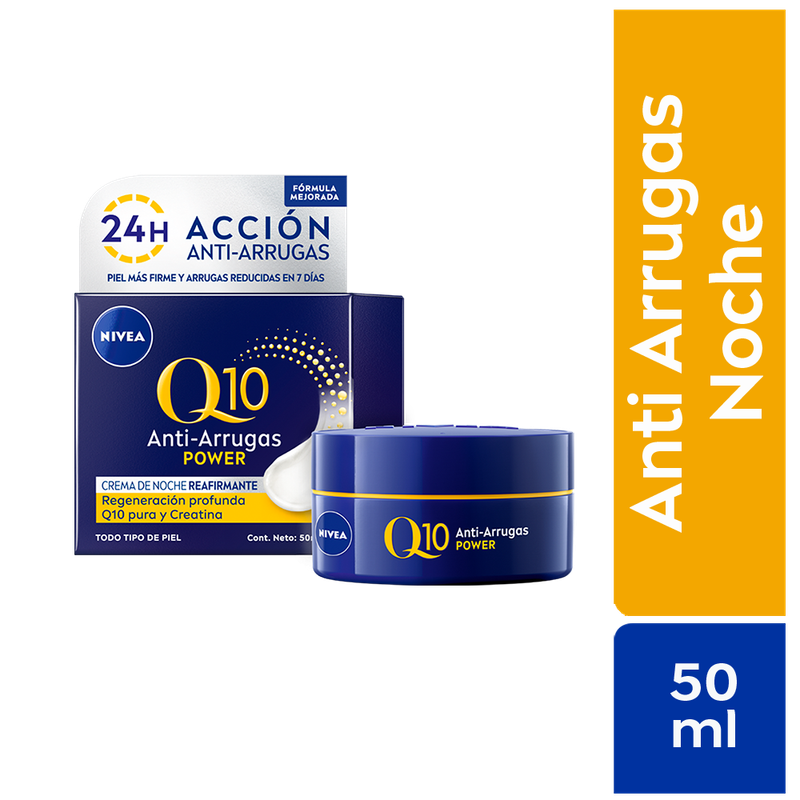 NIVEA Q10 PLUS CREMA ANTIARRUGAS NOCHE 50ML - 1