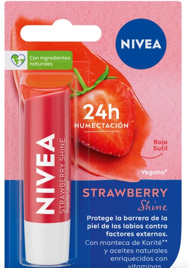 NIVEA LIP CARE STRAWBERRY 5.5ML - 1