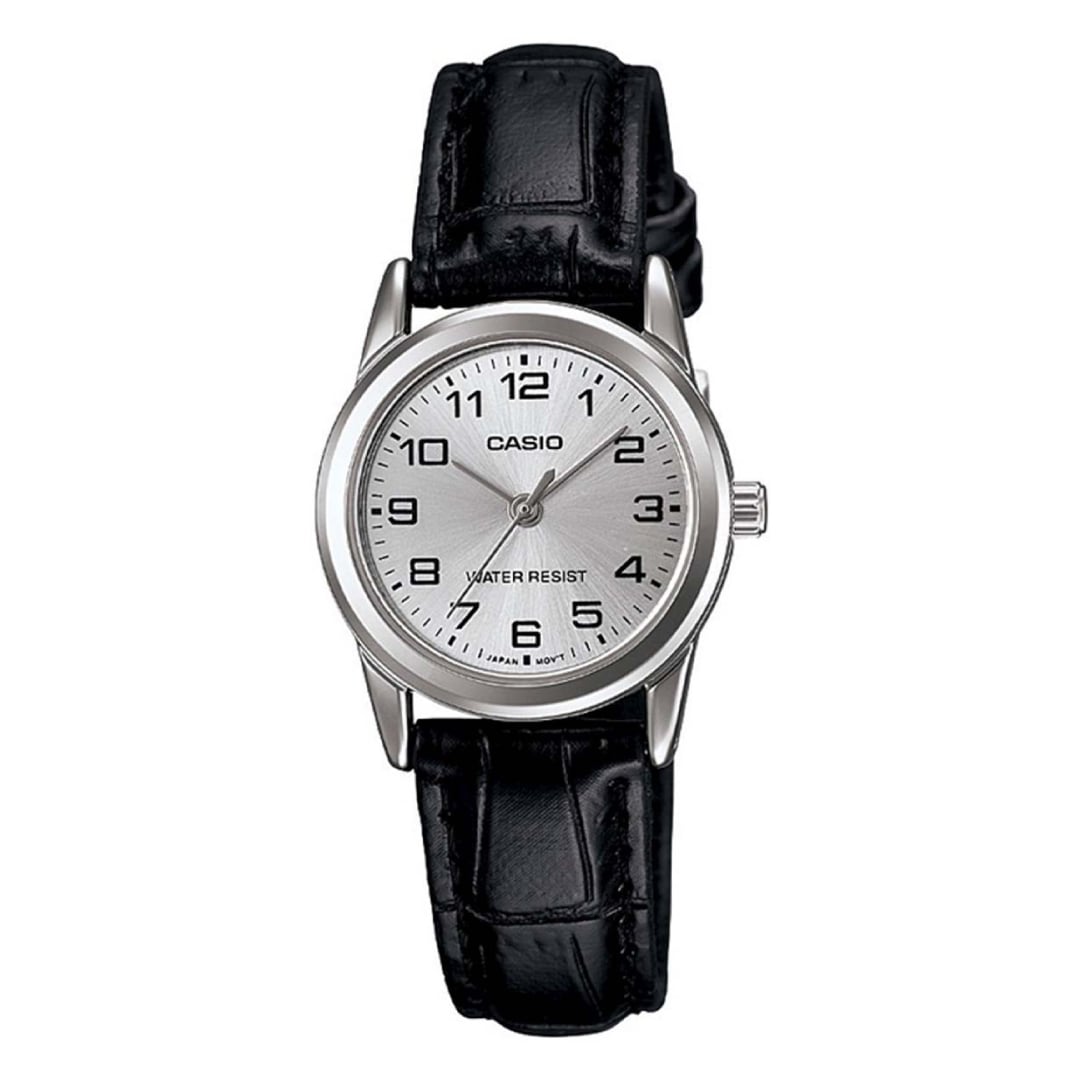 RELOJ CASIO MUJER ANÁLOGO NEGRO LTP-V001L-7BUDF - 1