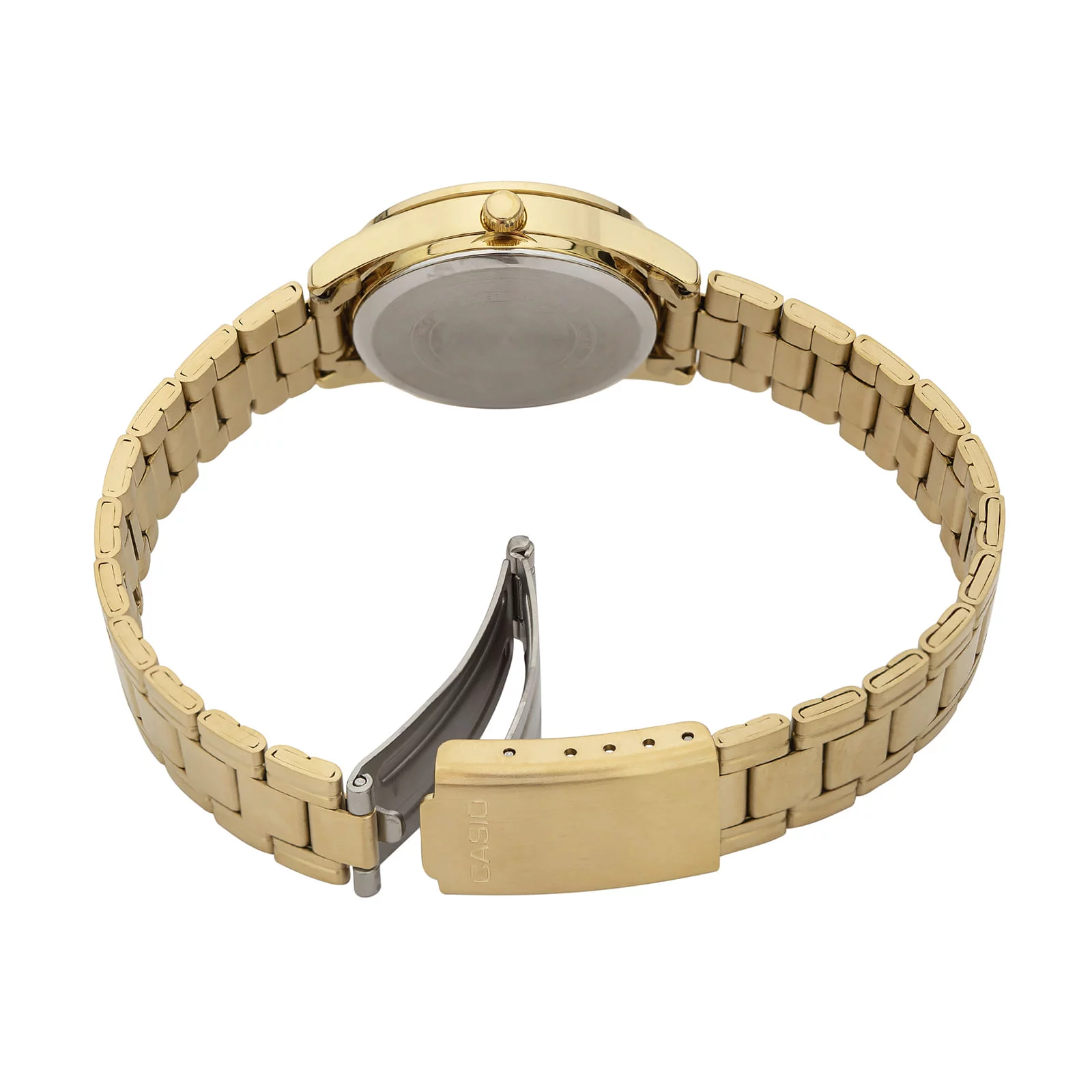 RELOJ CASIO MUJER ANÁLOGO MUJES DORADO LTP-V005G-1B ACERO - 3
