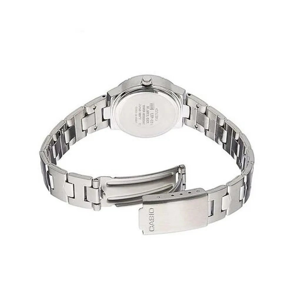 RELOJ CASIO MUJER ANÁLOGO PLATEADO LTP-1241D-2ADF - 3