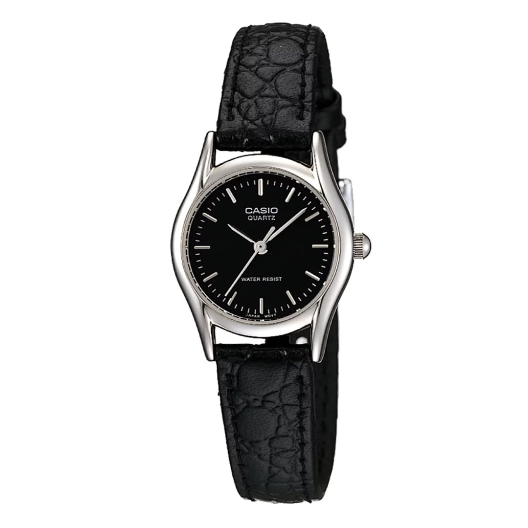 RELOJ CASIO MUJER ANÁLOGO NEGRO LTP-1094E-1ARDF - 1
