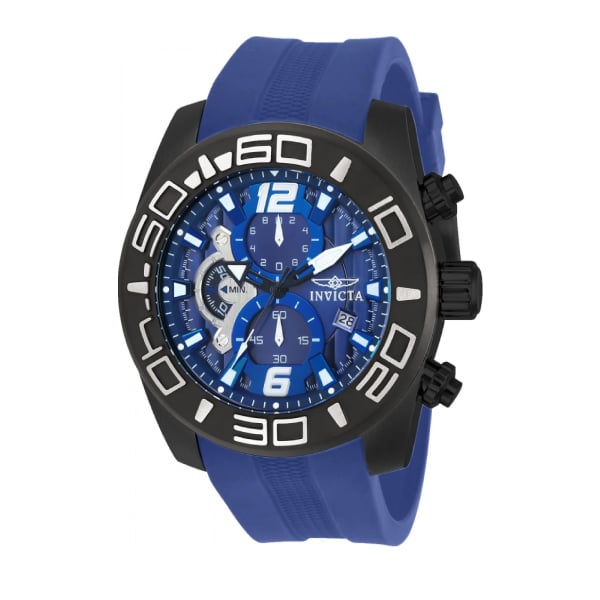 RELOJ INVICTA HOMBRE ANÁLOGO PRO DIVER NEGRO AZUL 22812 ACERO SILICONA - 1