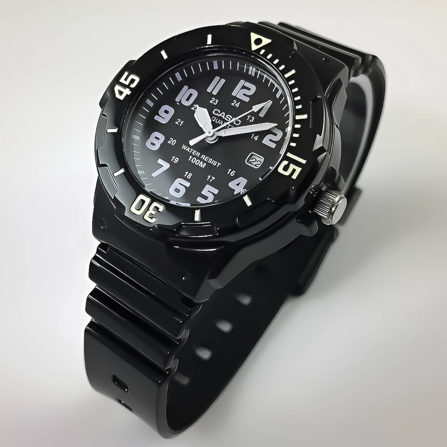 RELOJ CASIO LRW-200H-1BVDF MUJER RESINA NEGRO - 2