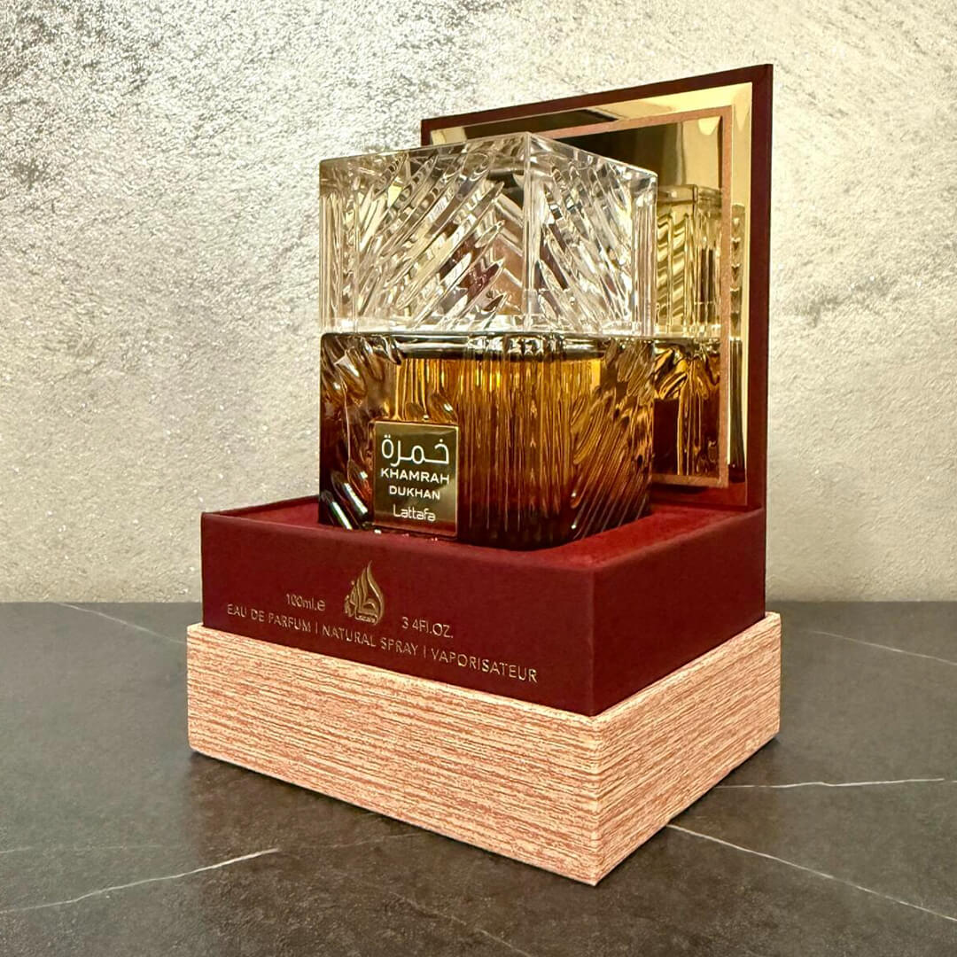 PERFUME LATTAFA KHAMRAH DUKHAN HOMBRE EDP 100ML - 2