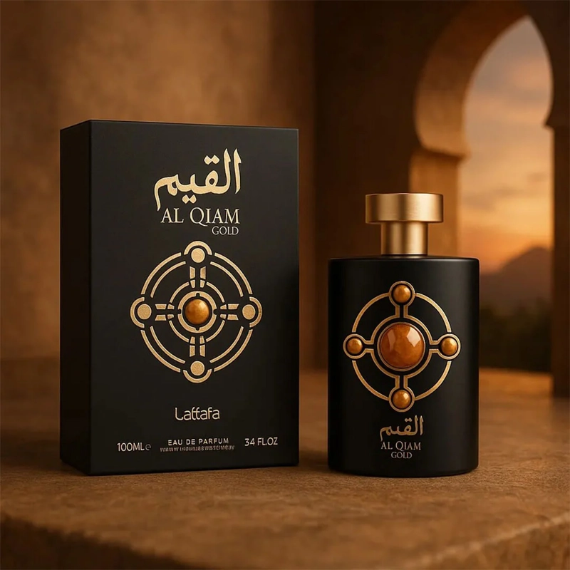 PERFUME LATTAFA AL QIAM GOLD EDP 100ML - 4
