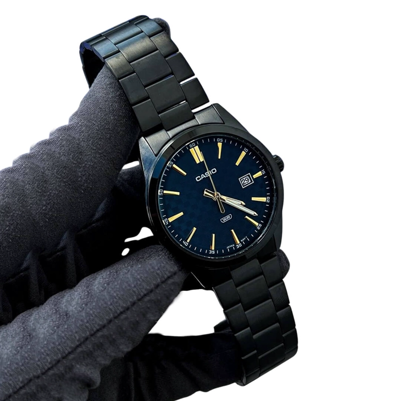 RELOJ CASIO MTP-VD03B-2A ACERO NEGRO HOMBRE - 2