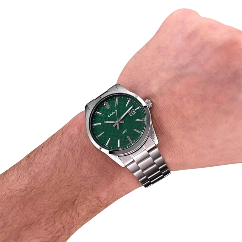 RELOJ CASIO MTP-VD03D-3A1 ACERO PLATEADO HOMBRE - 3