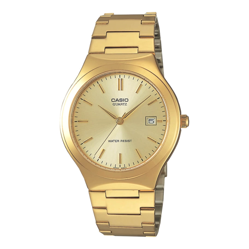 RELOJ MTP-1170N-9A HOMBRE ACERO DORADO - 1