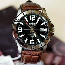 RELOJ CASIO MTP-VD01L-1B CUERO MARRÓN HOMBRE - 2