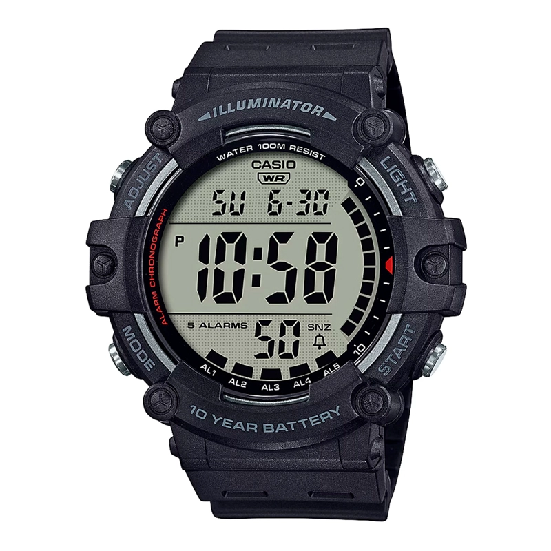 RELOJ CASIO AE-1500WH-1A HOMBRE RESINA NEGRO - 1